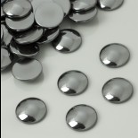 Zdjęcie - Hematyt kaboszon okrągły naturalny 14mm